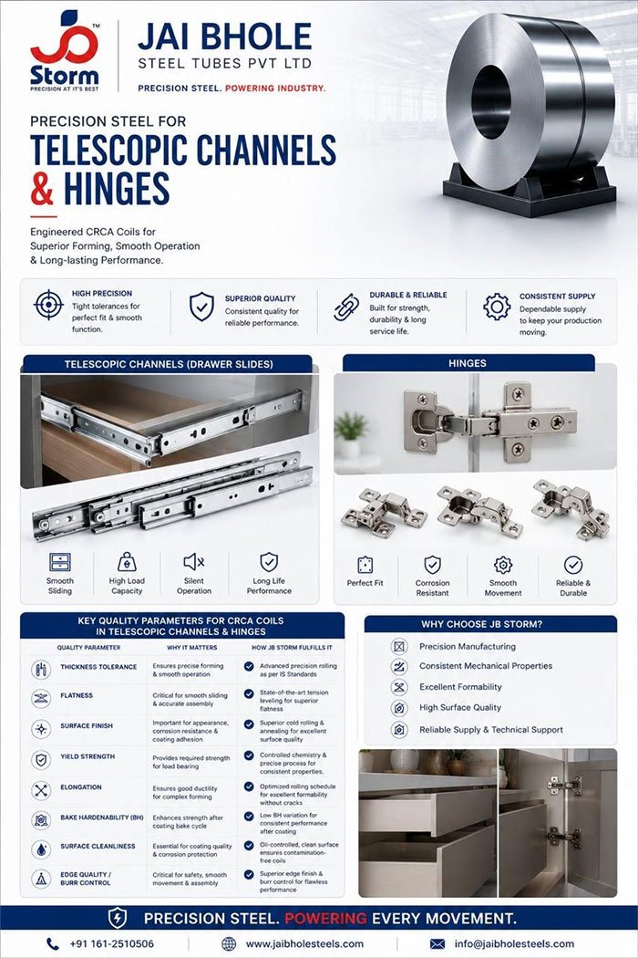 Telescopic Channels & Hinges